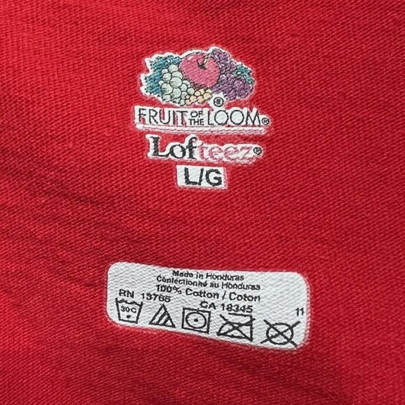 VTG NASCAR Bristol Motor Speedway AOP Y2K 90s Graphic T Shirt Double Sided Large - Picture 5 of 5